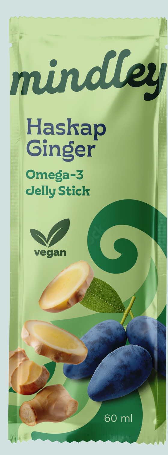 Mindley Haskap Ginger Omega-3 Jelly Stick — 60ml